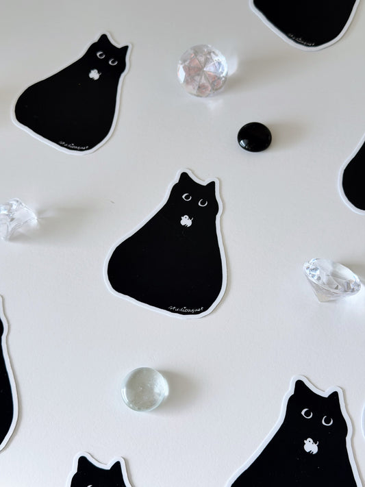 ARTSY CAT STICKER