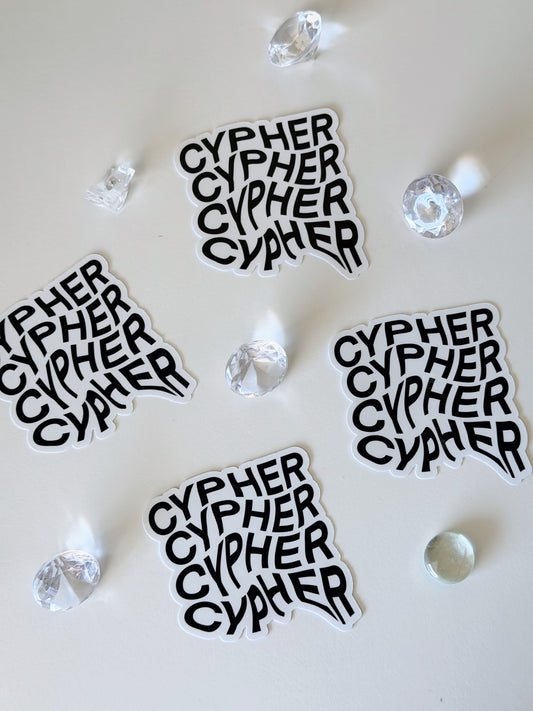 CYPHER STICKER