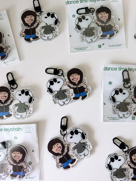 DANCE TIME KEYCHAIN