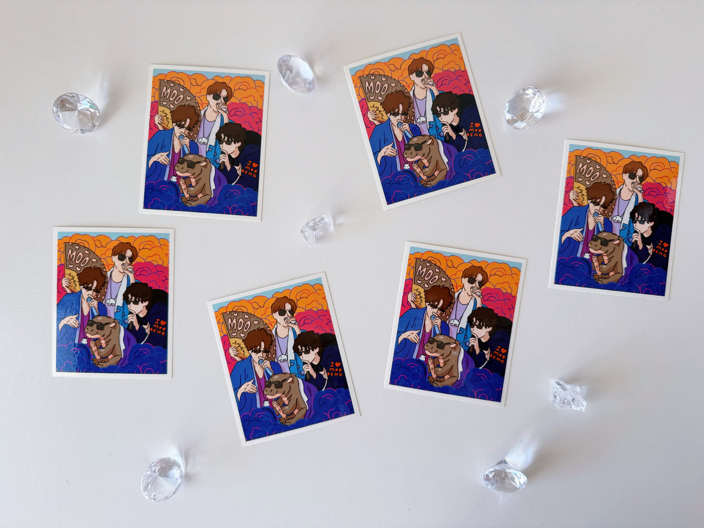 HIP HOP HIPPO STICKER