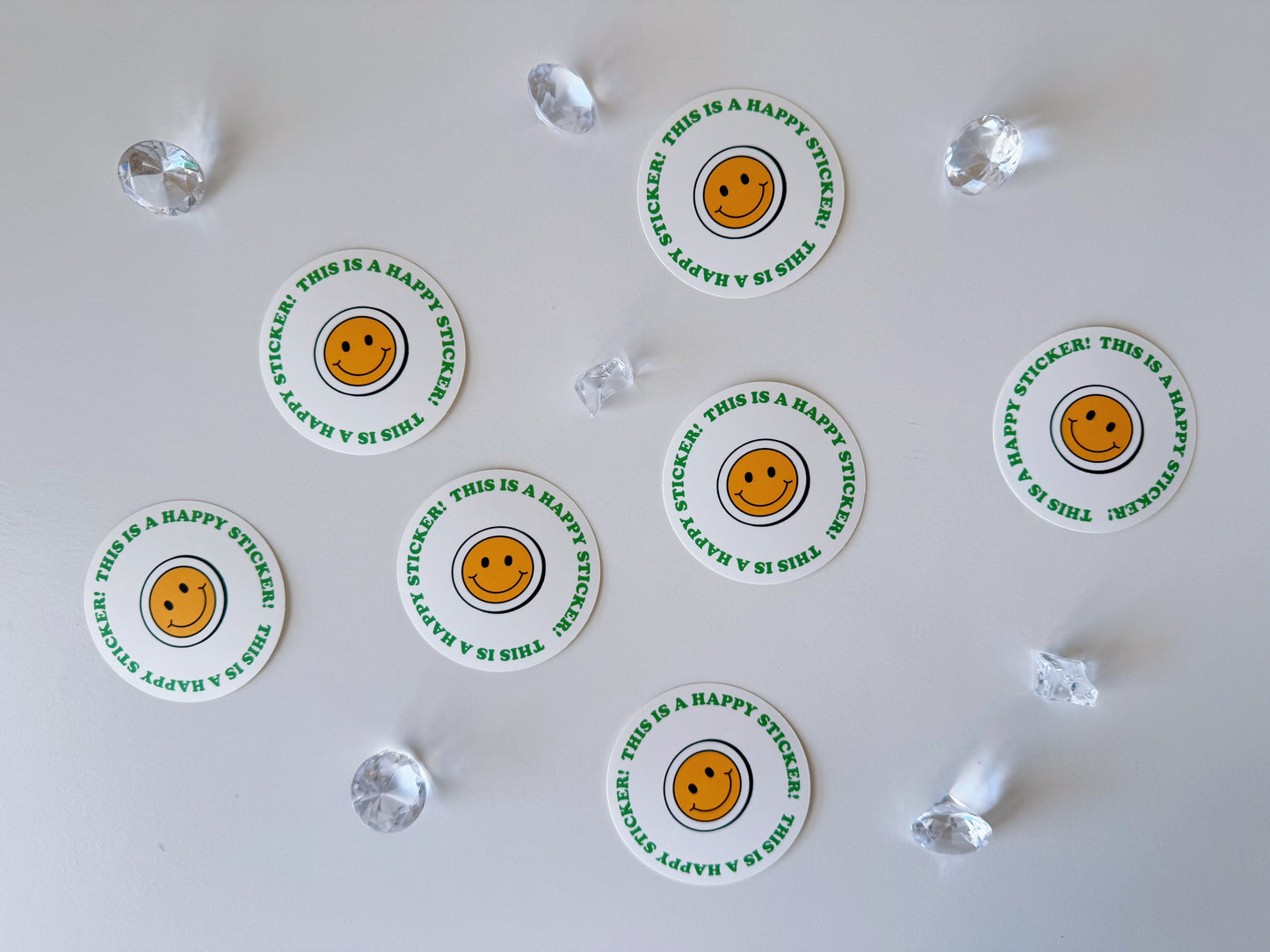 THIS IS A HAPPY STICKER