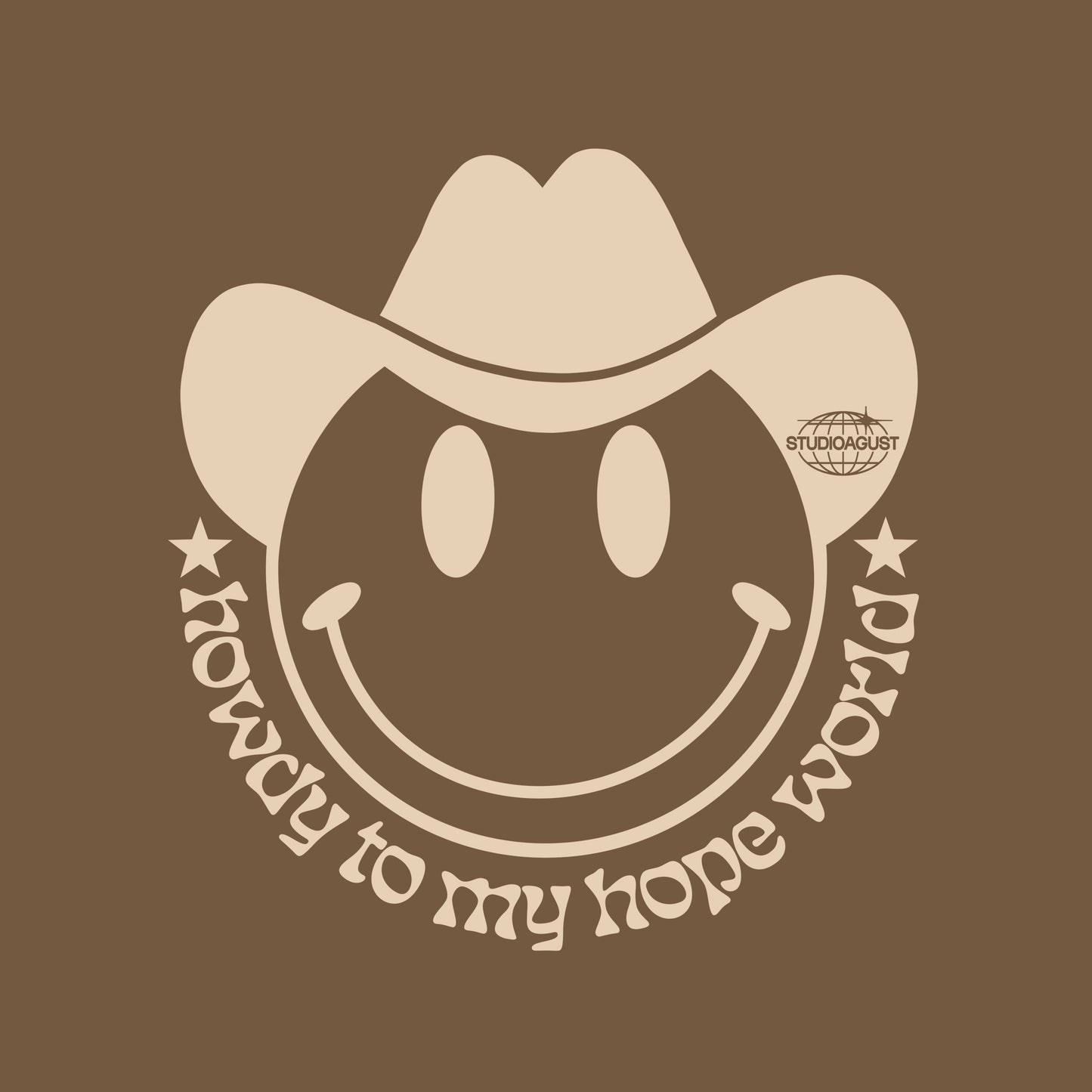 HOWDY TO MY HOPE WORLD STICKER