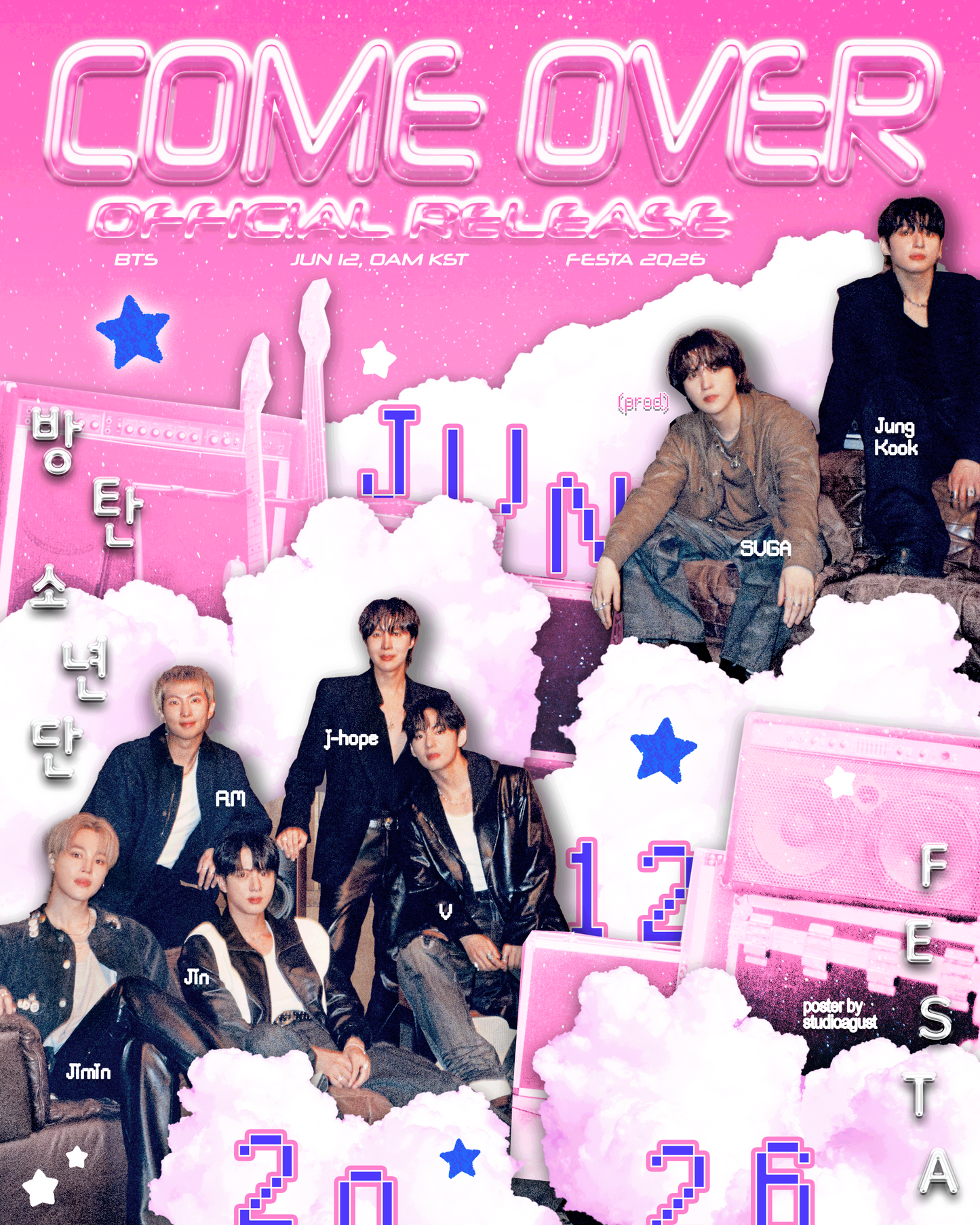 COME OVER: CLOUDS PRINT