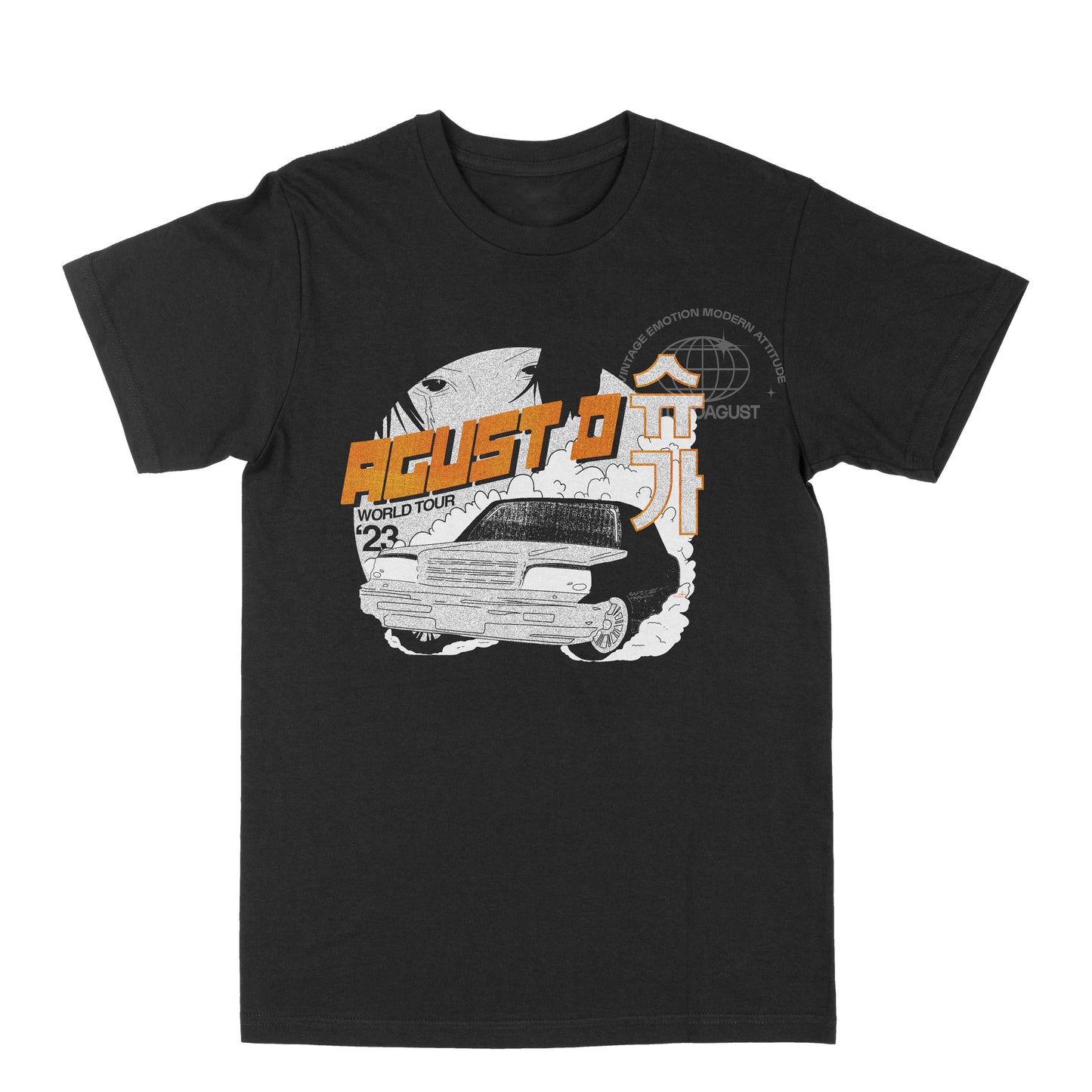 AGUST D SUGA Tour Shirt Black Short Sleeve