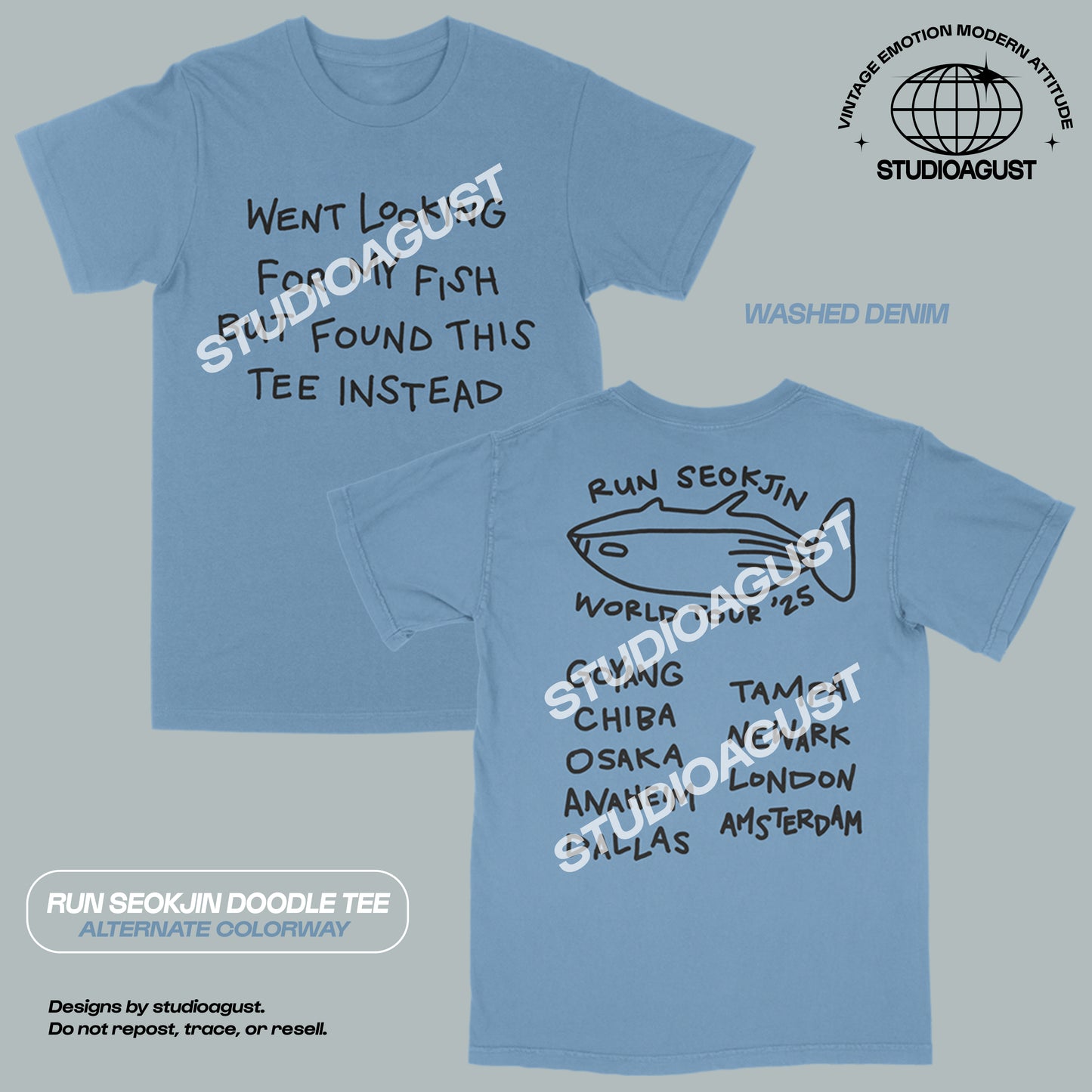 RUNSEOKJIN SCRIBBLE TEE