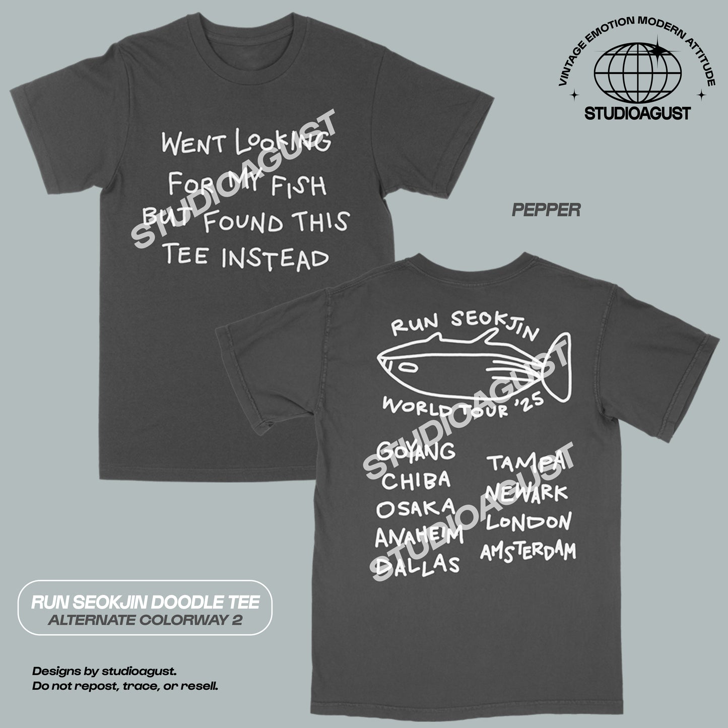 RUNSEOKJIN SCRIBBLE TEE
