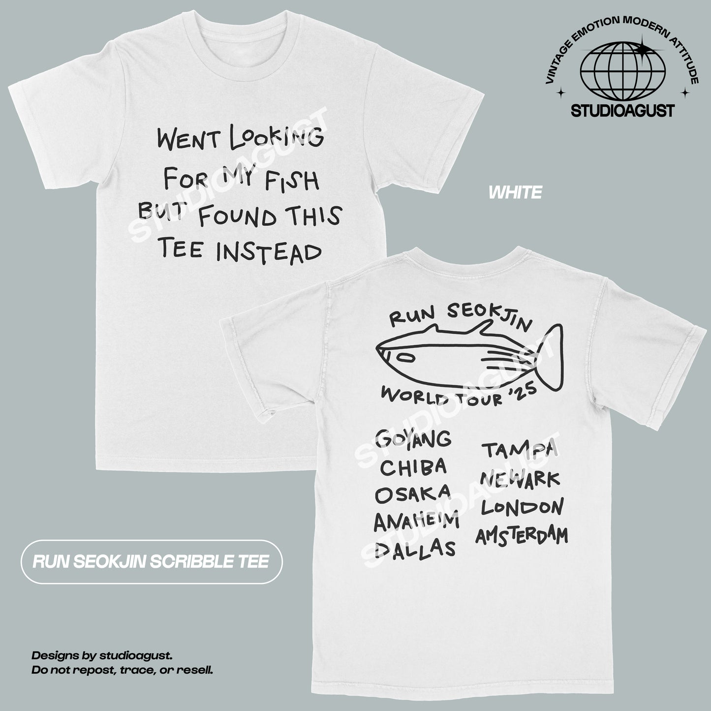 RUNSEOKJIN SCRIBBLE TEE