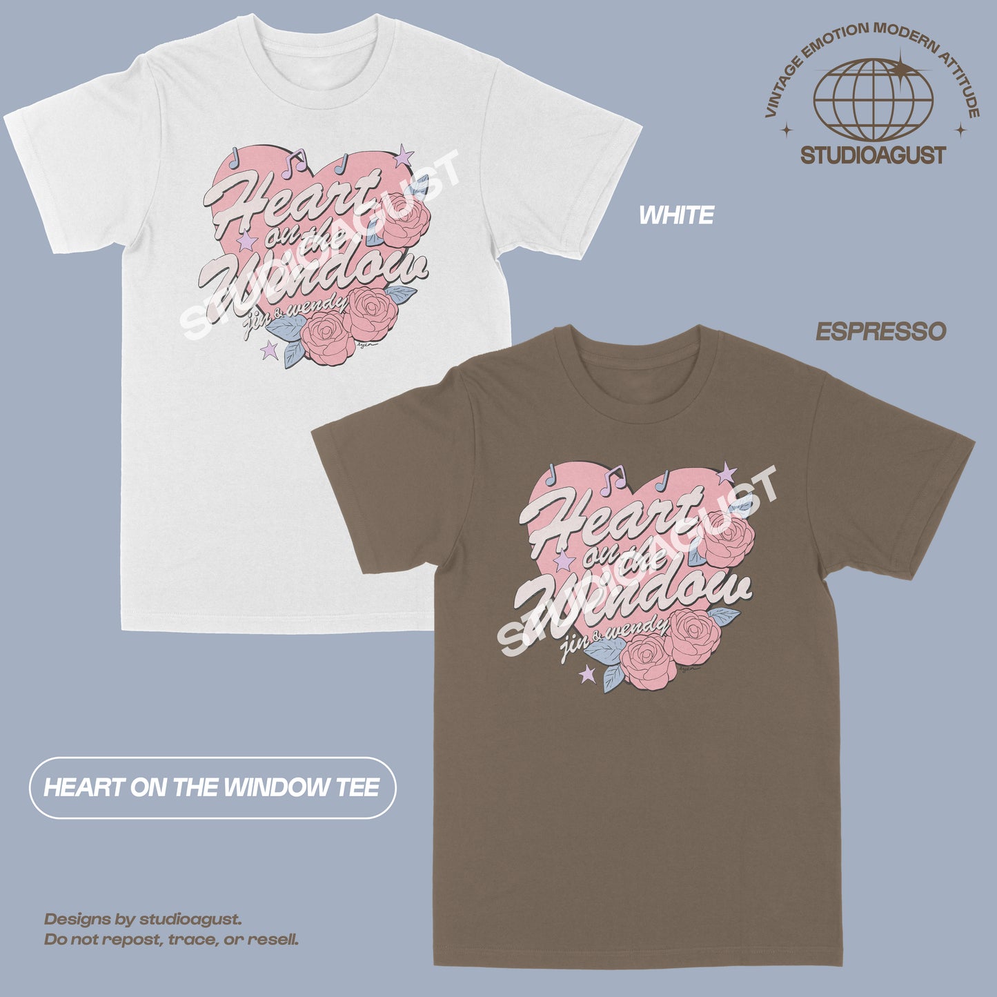 HEART ON THE WINDOW TEE