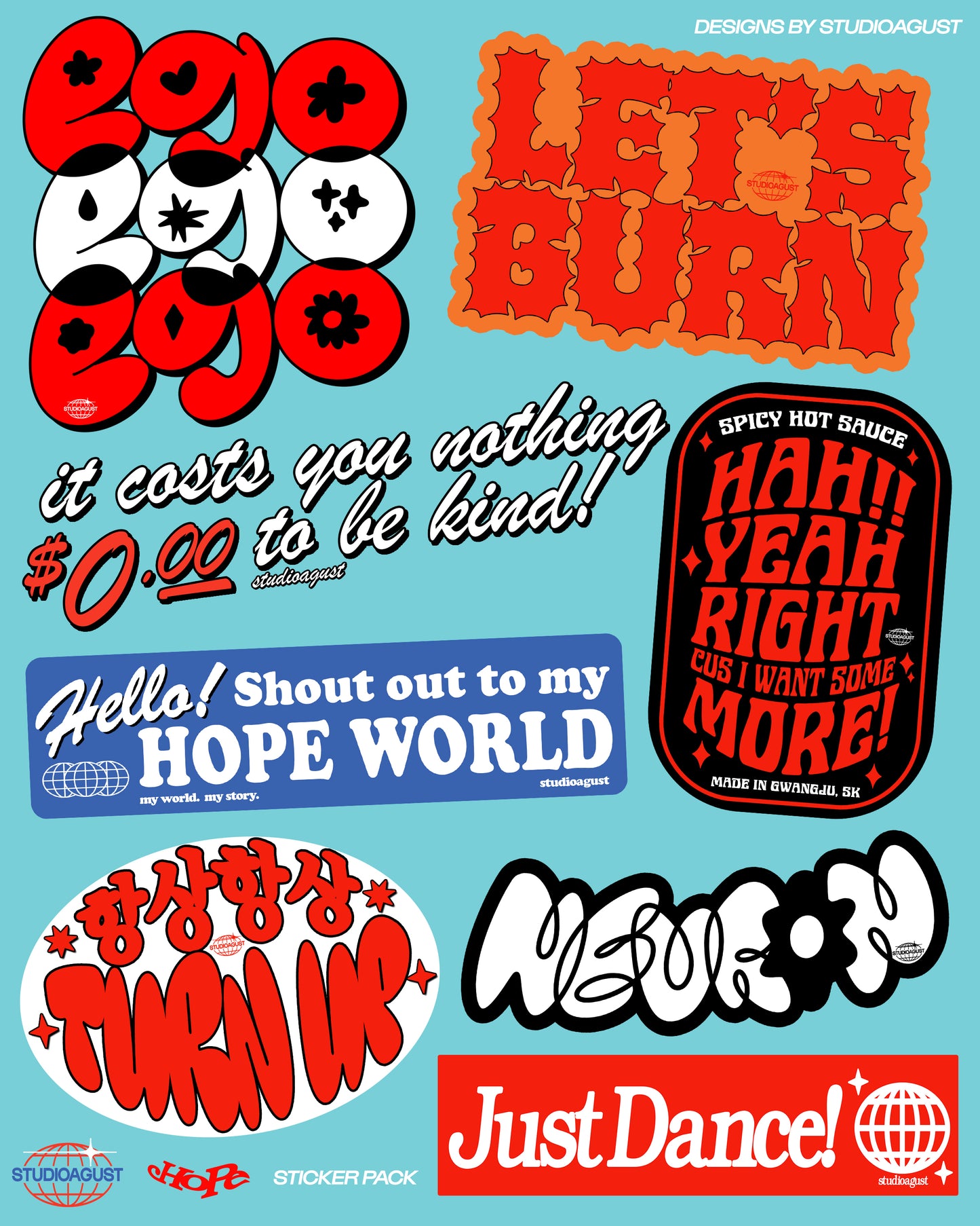 HOPE TOUR STICKERS