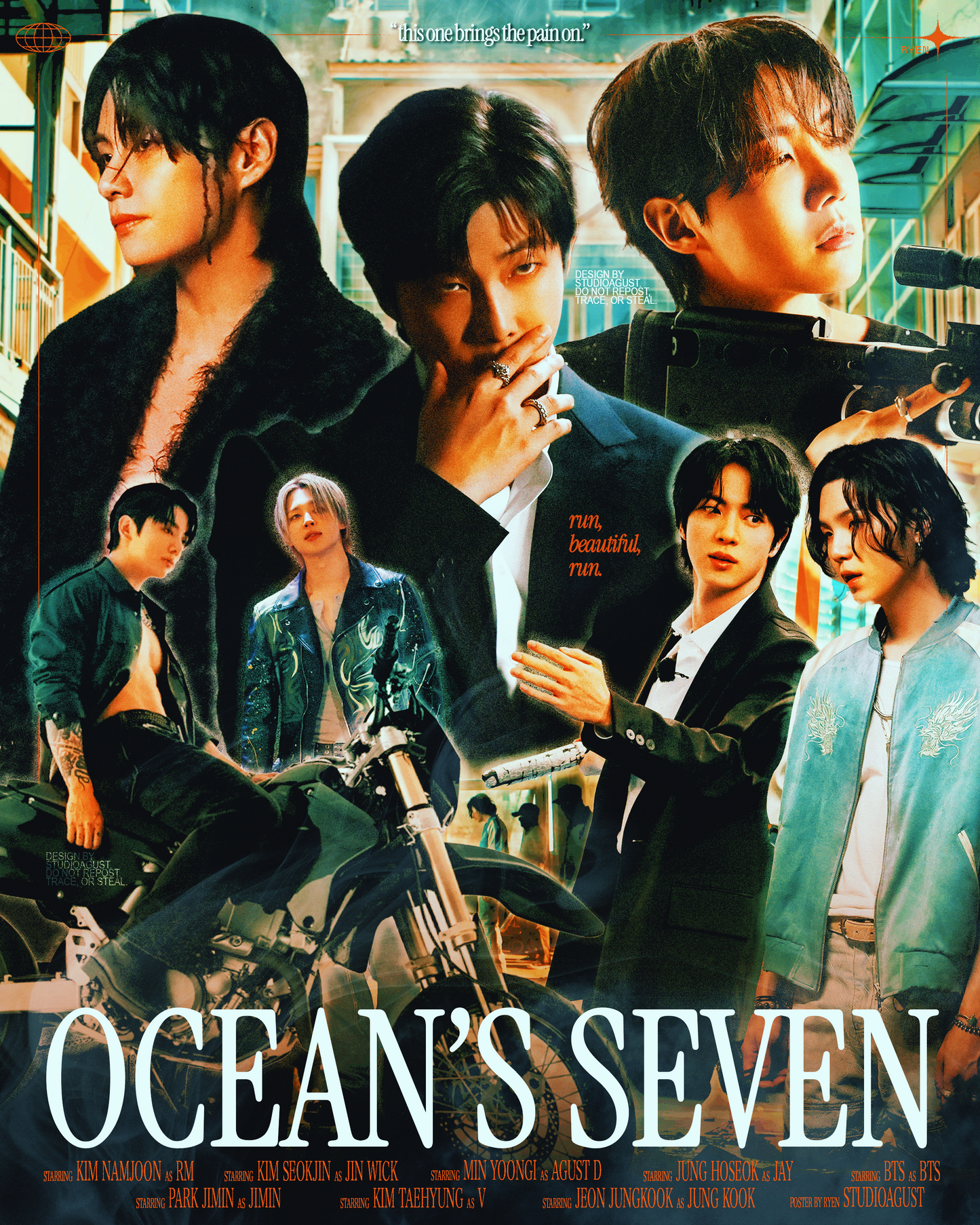 OCEAN'S SEVEN PRINT