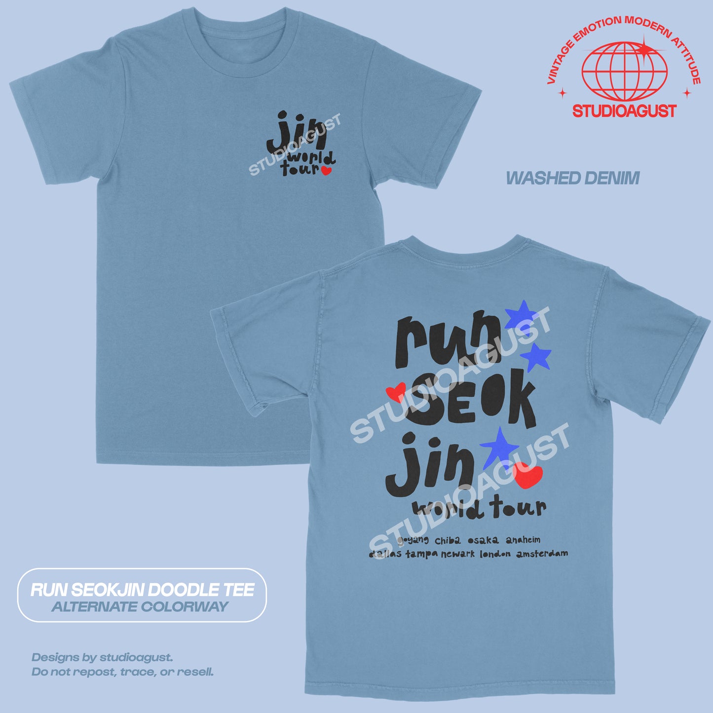 RUNSEOKJIN DOODLE TEE