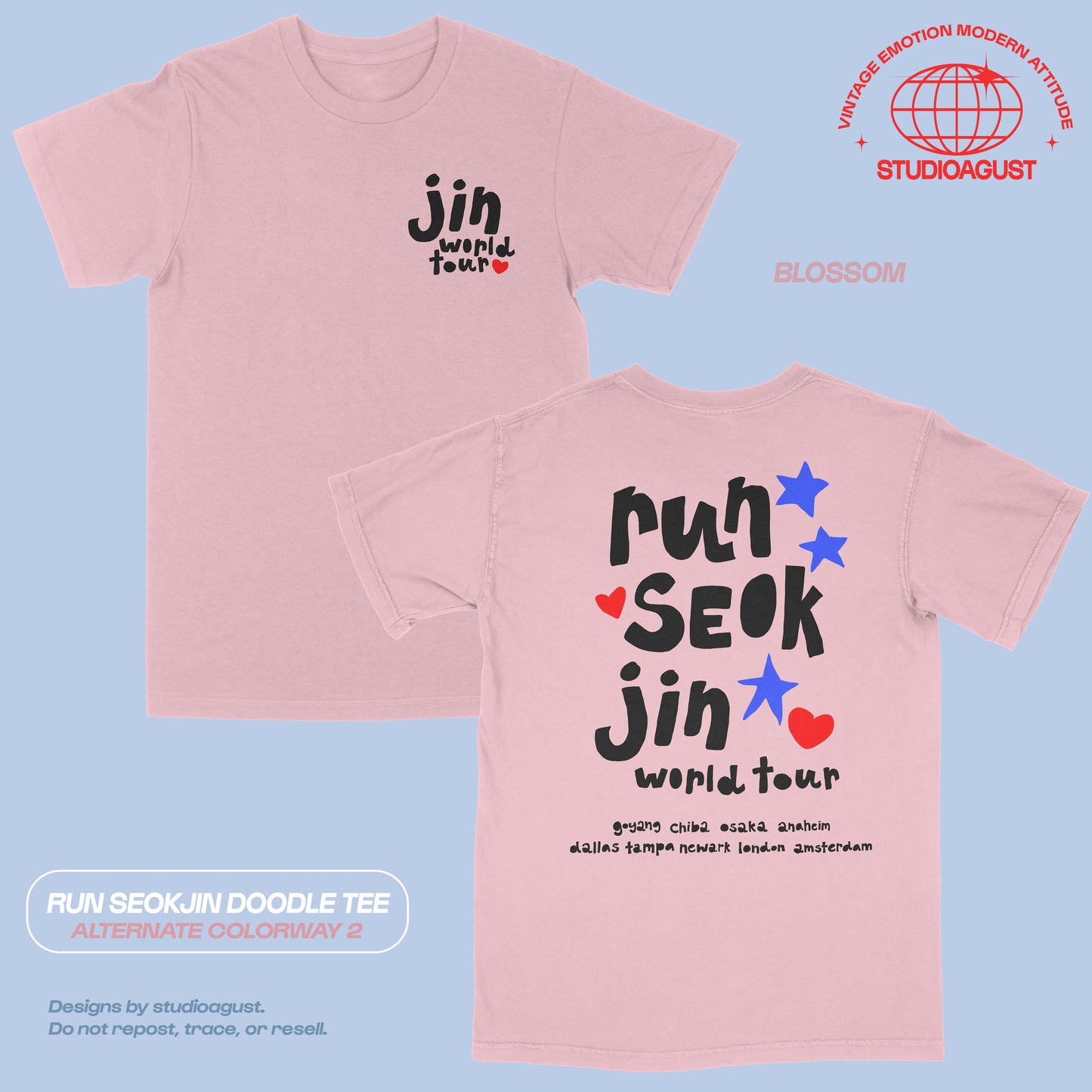 RUNSEOKJIN DOODLE TEE