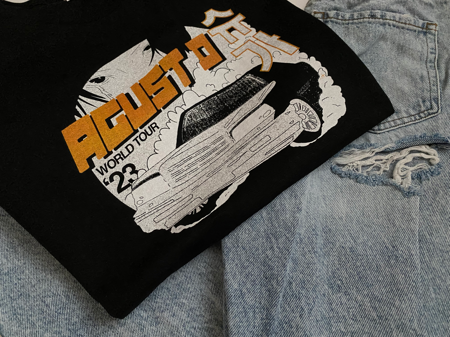 AGUST D SUGA Tour Shirt Black Long Sleeve