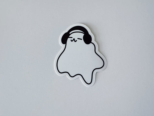 Music Ghostie Sticker