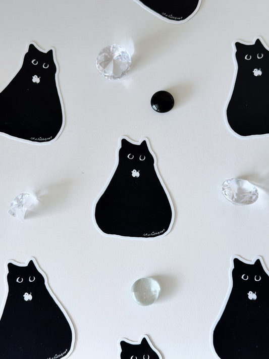 ARTSY CAT STICKER