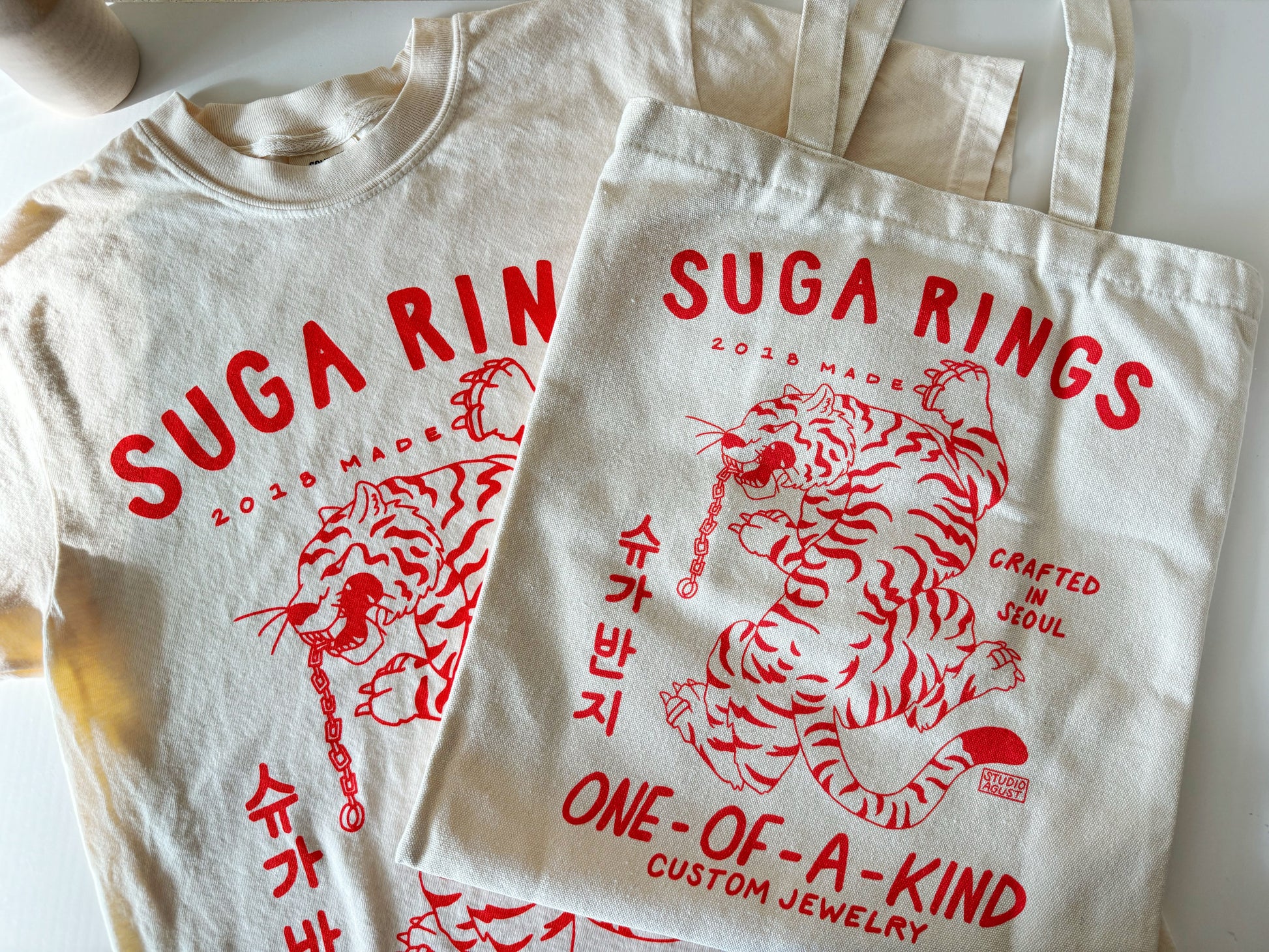 SUGA RINGS Tote – STUDIOAGUST