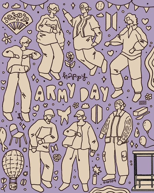 ARMY DAY Art Print