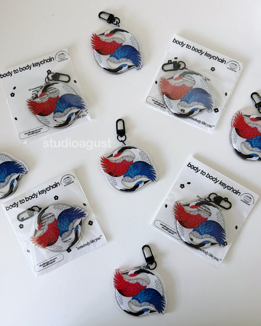 BODY TO BODY KEYCHAIN