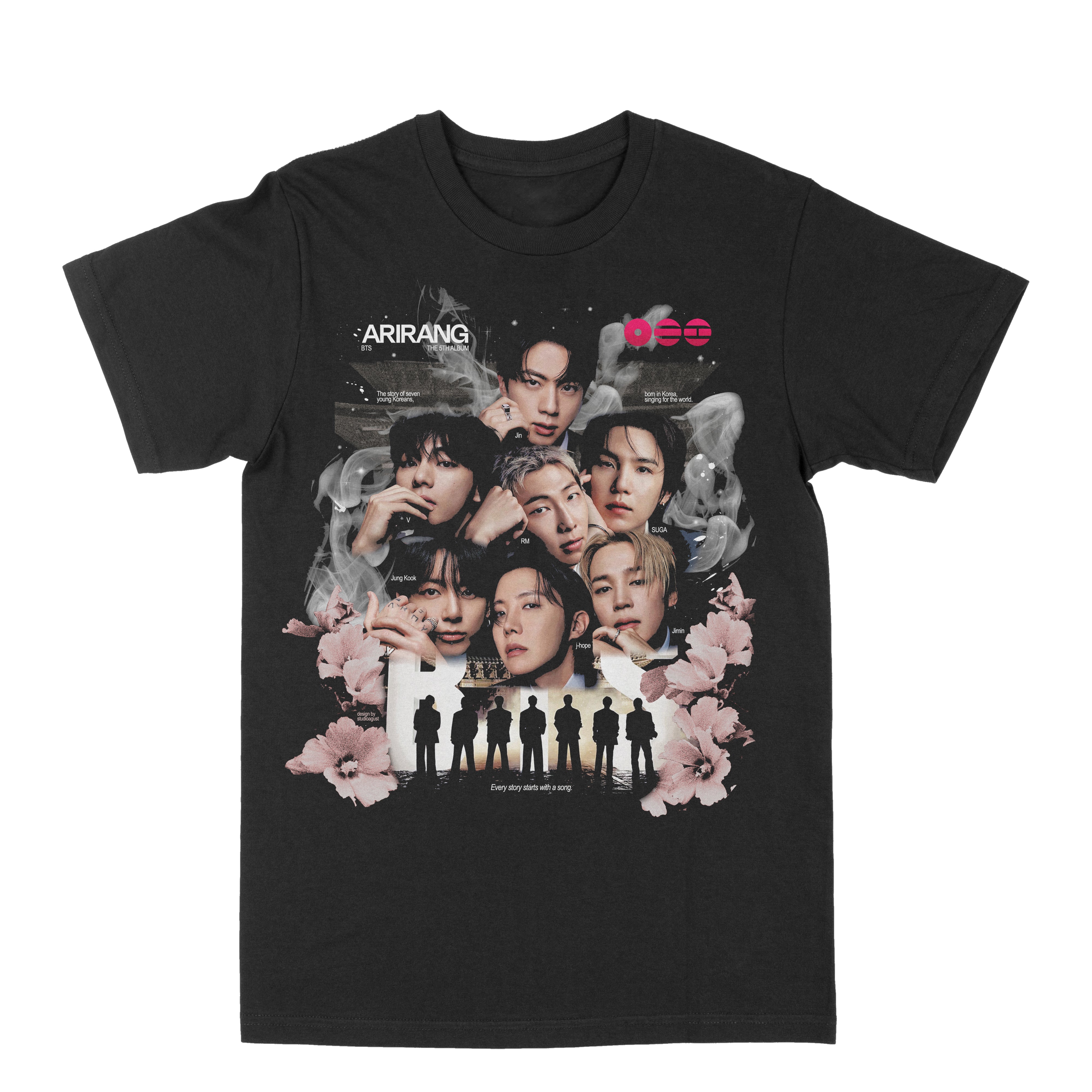 PRE-ORDER] ARIRANG FACE TEE – STUDIOAGUST