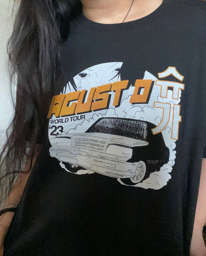 AGUST D SUGA Tour Shirt Black Short Sleeve